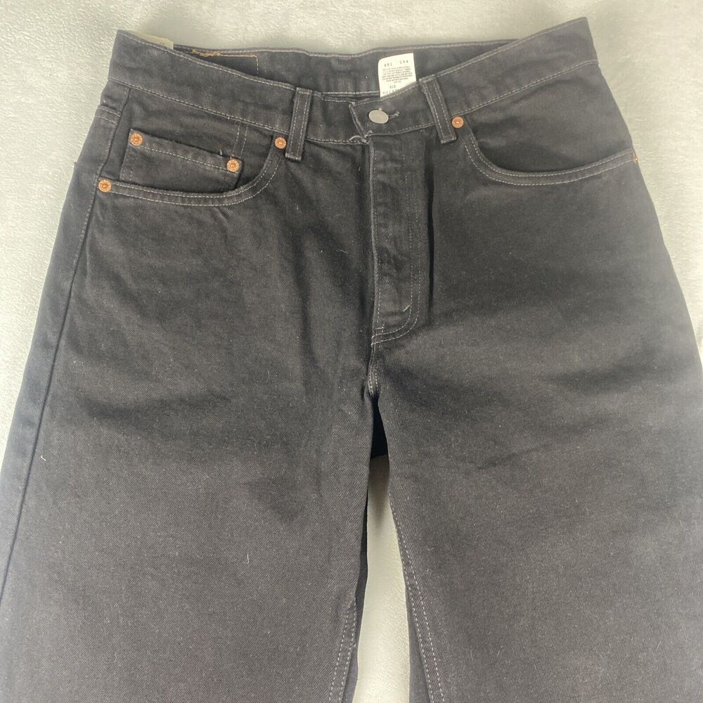 VTG 90's Levis 550 Jeans Zip Mens 33 x36 Relaxed Fit Classic Black Y2K NWT - Picture 4 of 13